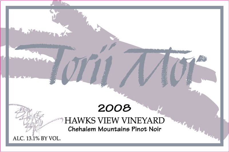 1.5L - 2008 Hawks View Vineyard Pinot Noir