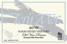 2015 Olson Estate Vineyard Old Vine Reserve Pinot Noir