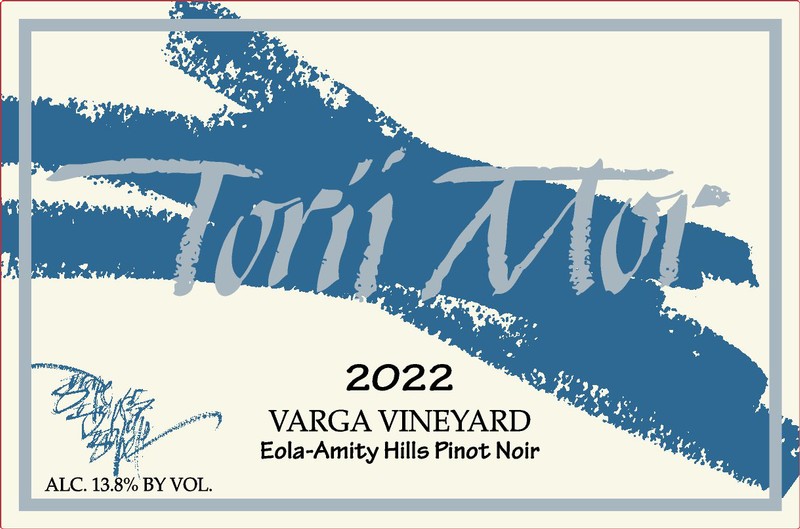 2022 Varga Vineyard Torii Mor Pinot Noir