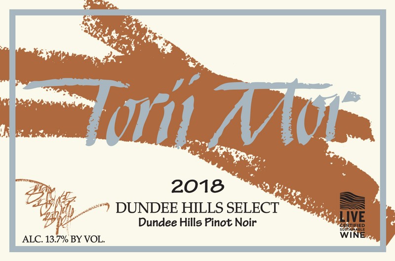 2018 Torii Mor Pinot Noir, Dundee Hills Select Magnum