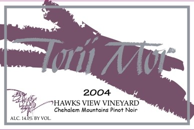 2004 Hawks View Vineyard Pinot Noir