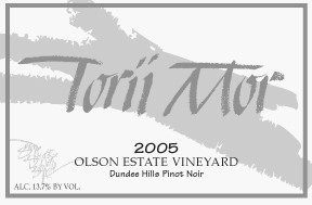 2005 Olson Vineyard Pinot Noir